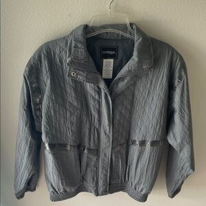 Outerbox Women's Charcoal Bomber Jacket